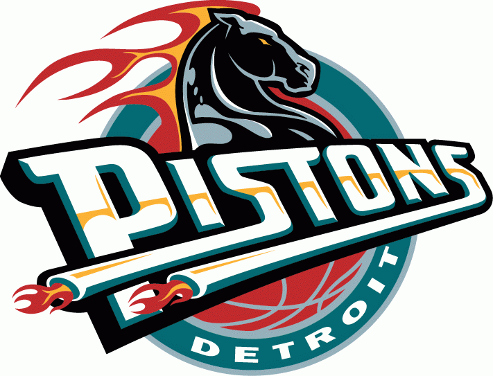 Detroit Pistons 1996-2001 Primary Logo iron on heat transfer